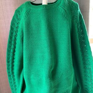Emerald Green Girl’s Sweater